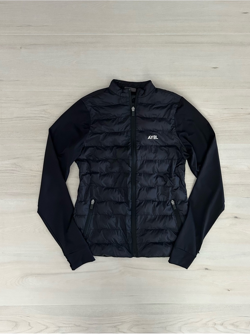 black aybl puffer jacket